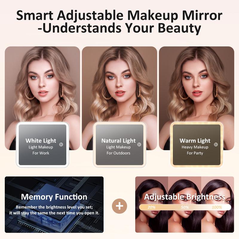 Velourrr LED Mirror Vanity Travel Case