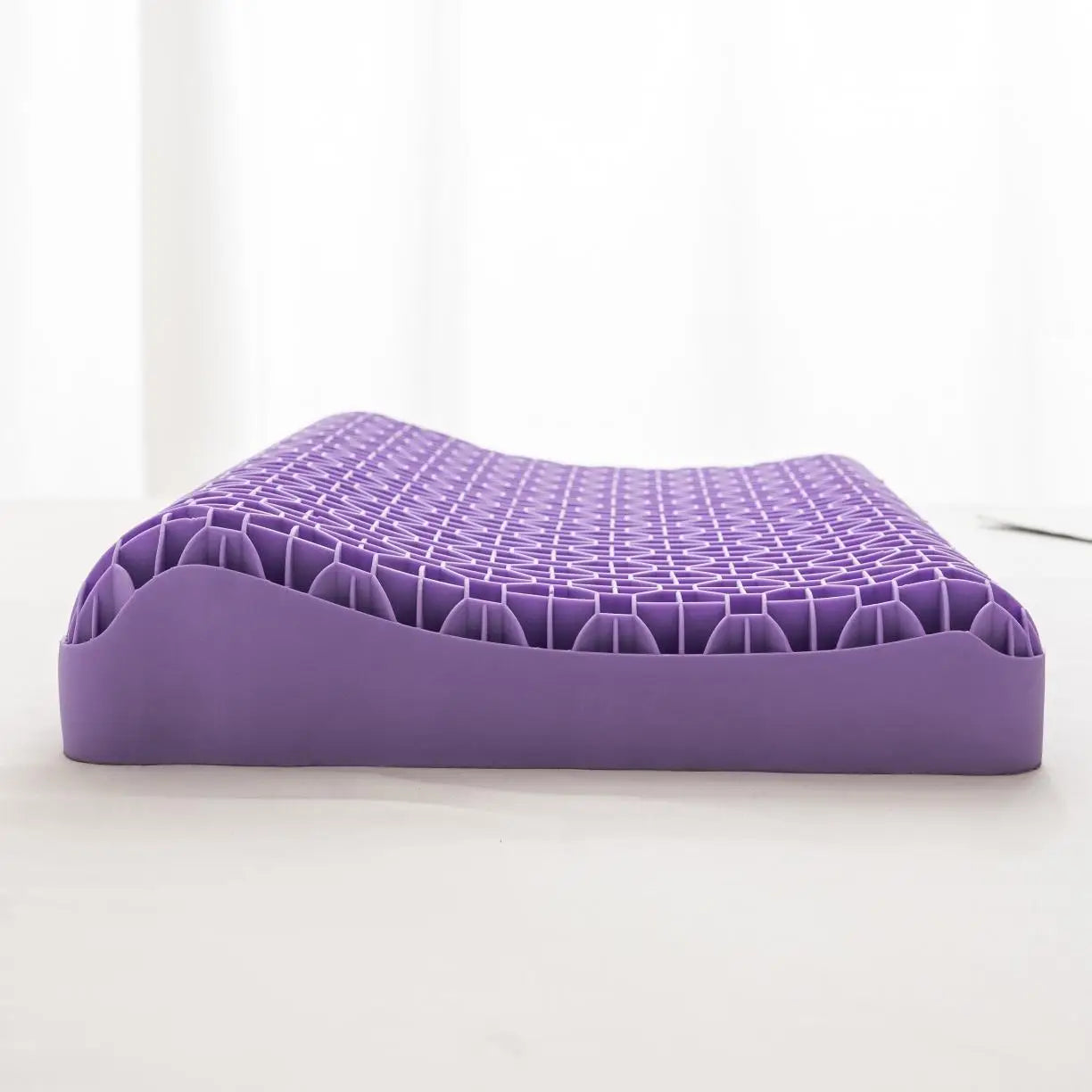 Zero-Pressure Ergonomic Cooling Jelly Pillow