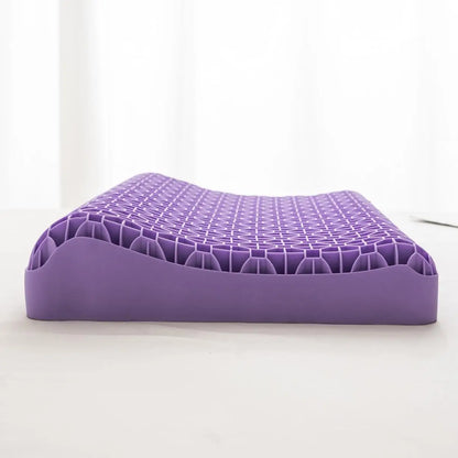 Zero-Pressure Ergonomic Cooling Jelly Pillow