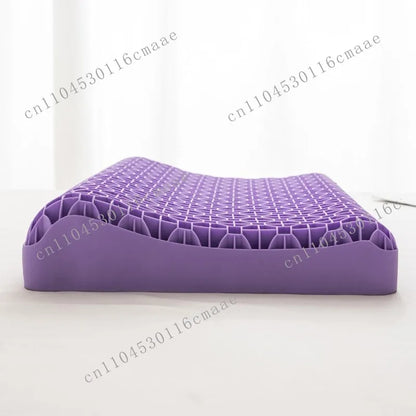 Zero-Pressure Ergonomic Cooling Jelly Pillow