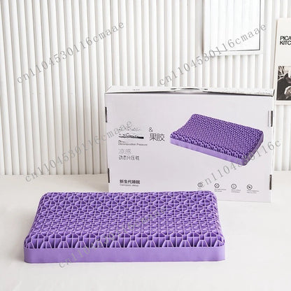 Zero-Pressure Ergonomic Cooling Jelly Pillow
